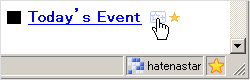 Use the Hatena Star Extension function to add Stars even on websites that the Hatena Star has not been installed