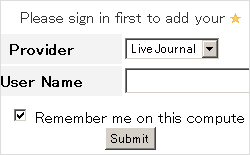 Logging in using your OpenID